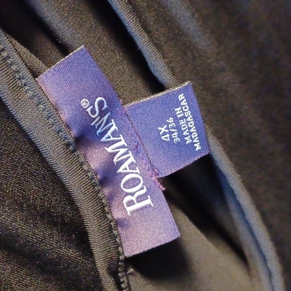 6 Dresses~ NWOT~ Roaman's Ultrasmooth® Fabric V-Neck Swing Dress - Picture 6 of 12